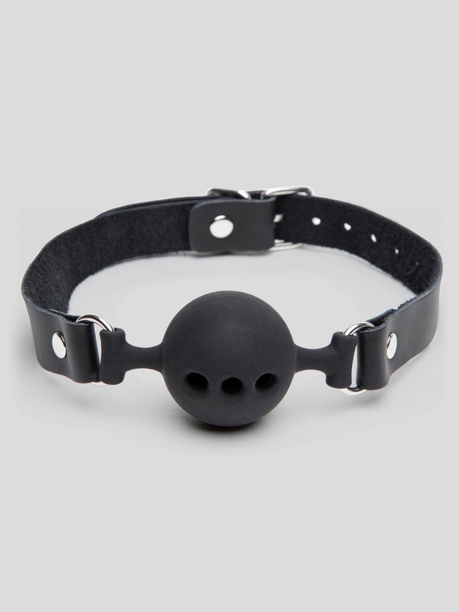 Bondage Boutique Medium Silicone Breathable Ball Gag