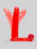 Double Penetrator Cock Ring Anal Vibrator Strap-On