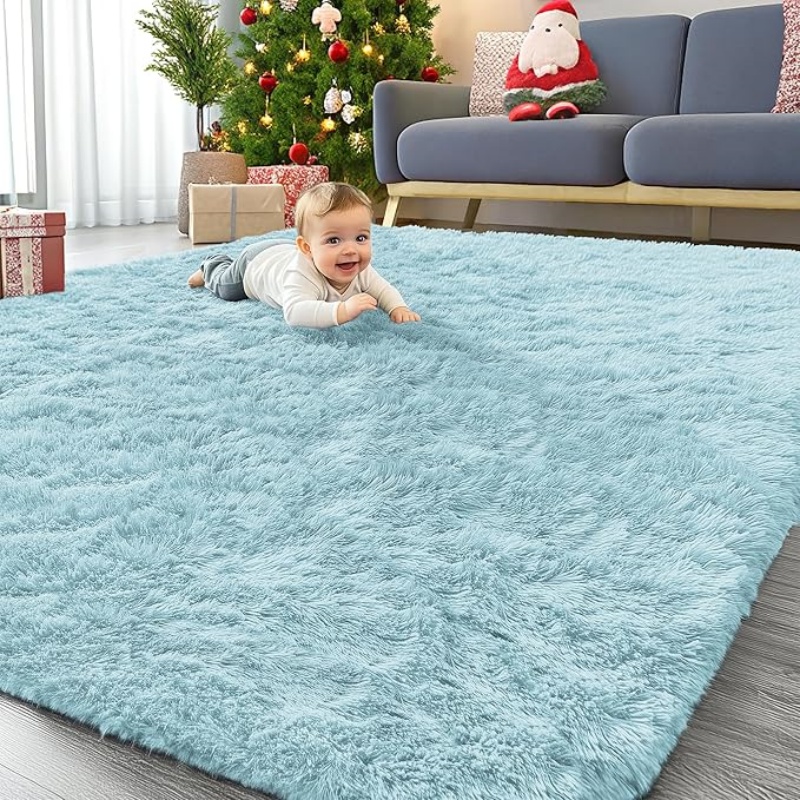 6x9 Machine Washable Large Area Rugs for Living Room, Bedroom