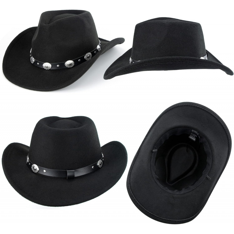 Women's Western Cowboy Hats Studded Pinched