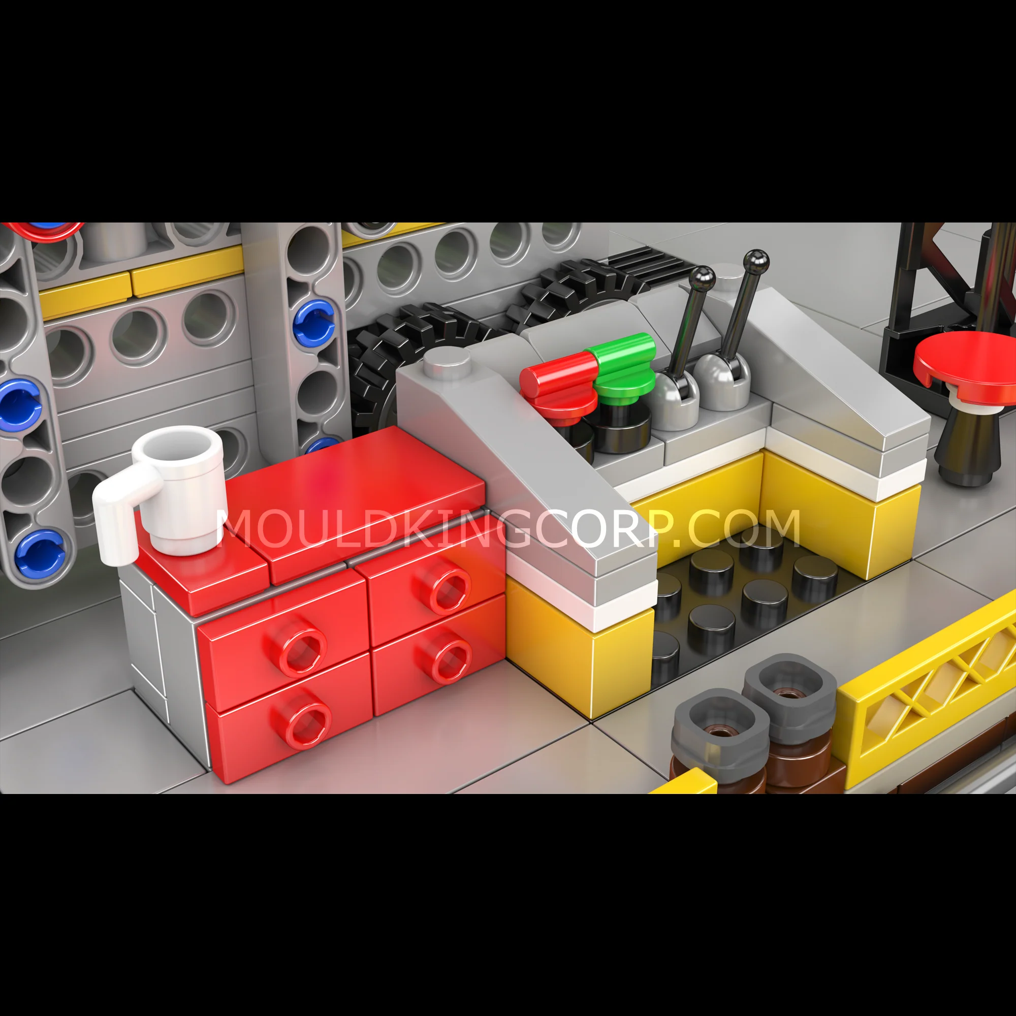 Mould King 10142 Dock Ship Repair Factory Building Set | 1,273 Pcs