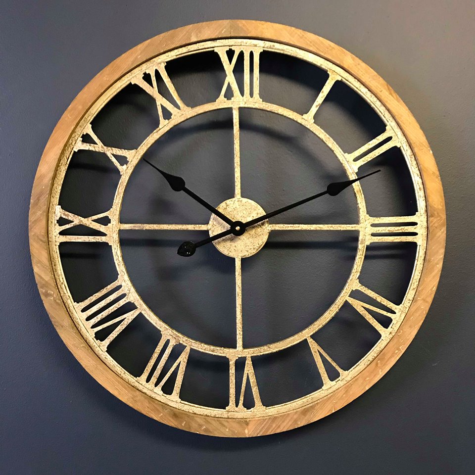 Round Cut-Out Clock 64cm