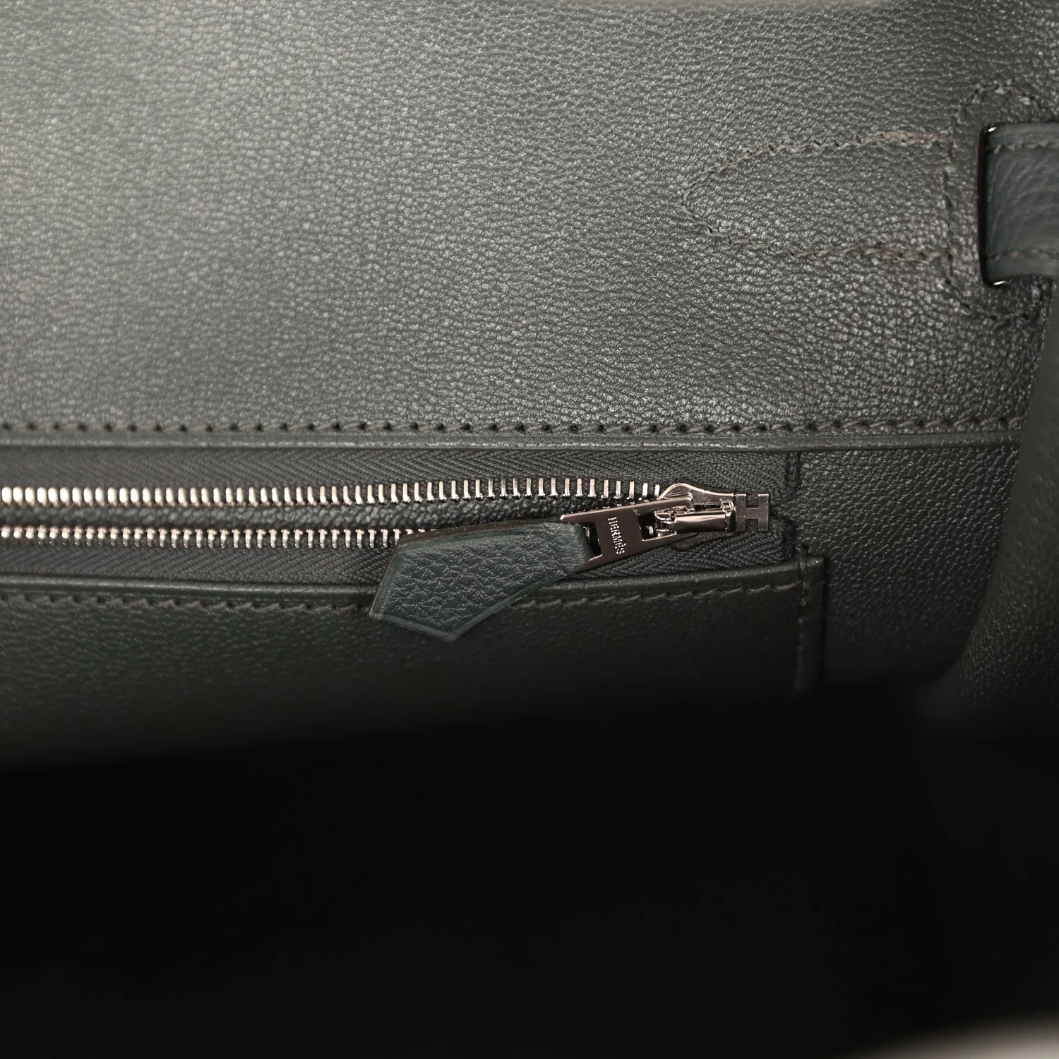 Hermes Birkin 35 Vert Mangrove Togo Palladium Hardware