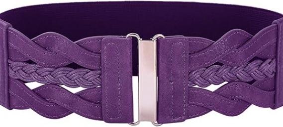 BELTIQUE Women's Elastic Wide Belts Vintage Stretchy Belt