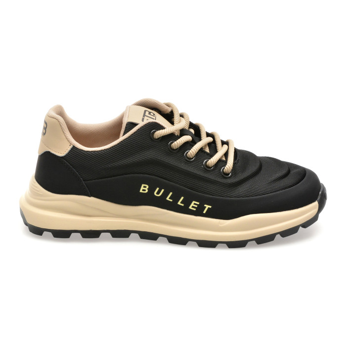 Pantofi sport BITE THE BULLET negri, 7171, din material textil