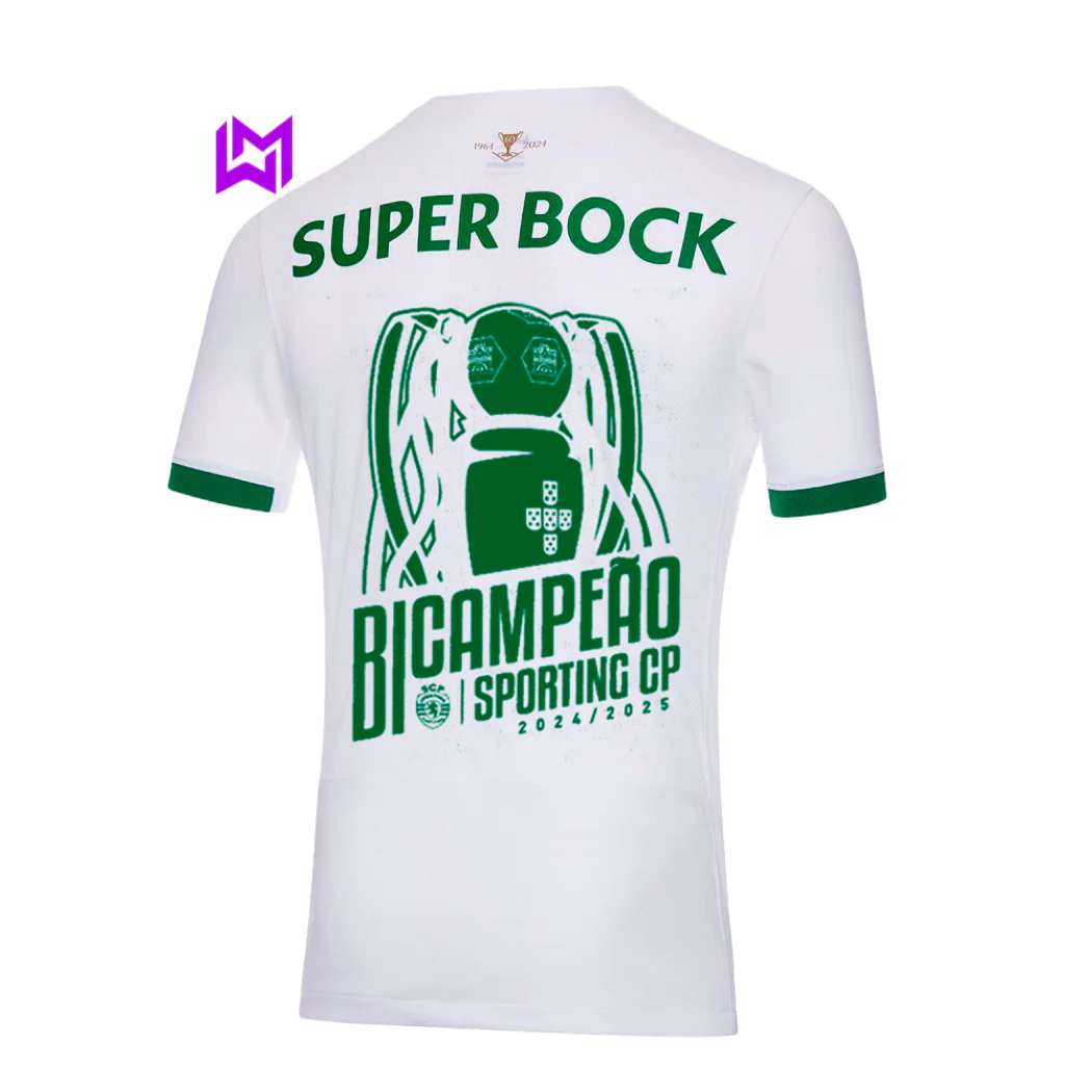 Camisola Sporting Alternativa BICAMPE?O 2024/25 - MODELO EXCLUSIVO! ????