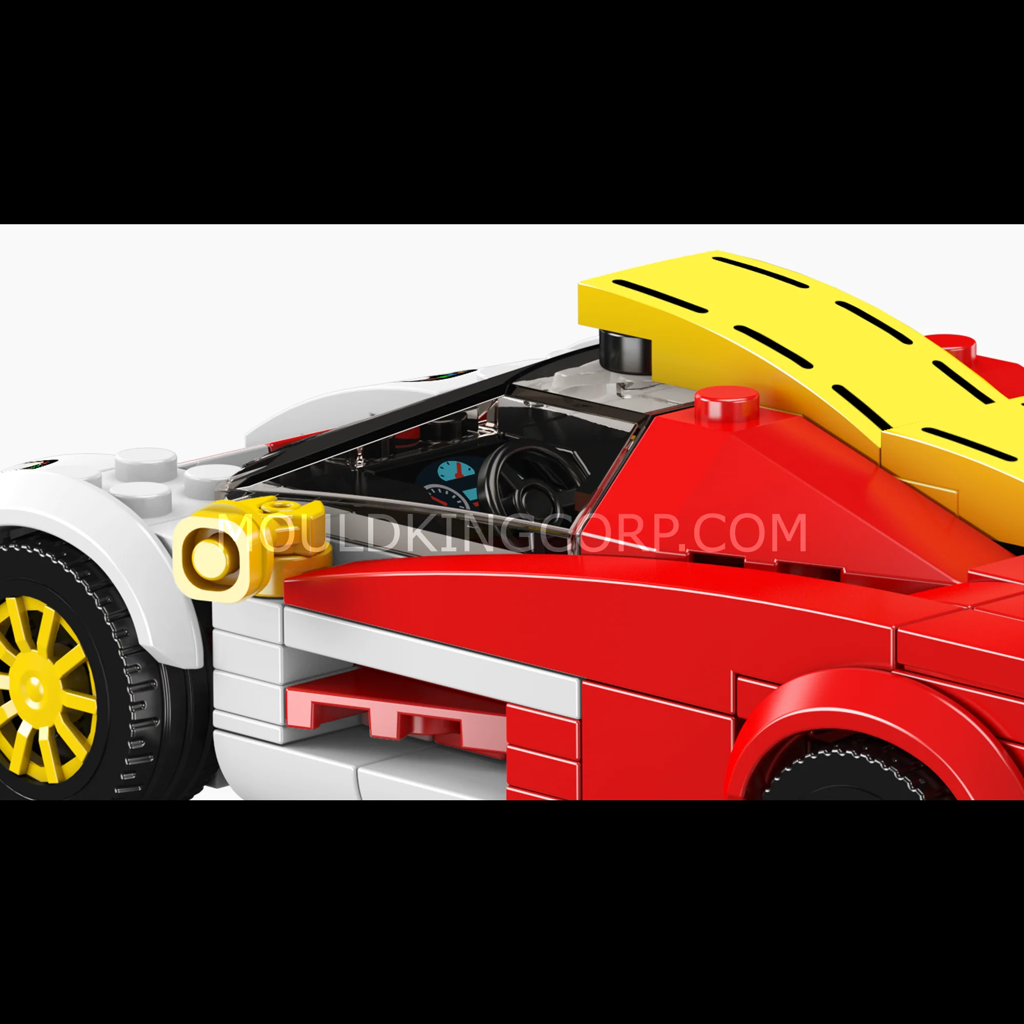 Mould King 27089 GTR Longtail Racing Car Building Set | 385 Pcs