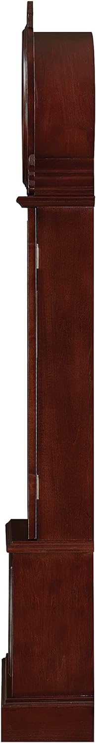 Home AND Kitchen Coaster Home Furnishings Grandfather Clock with Chime Brown Red