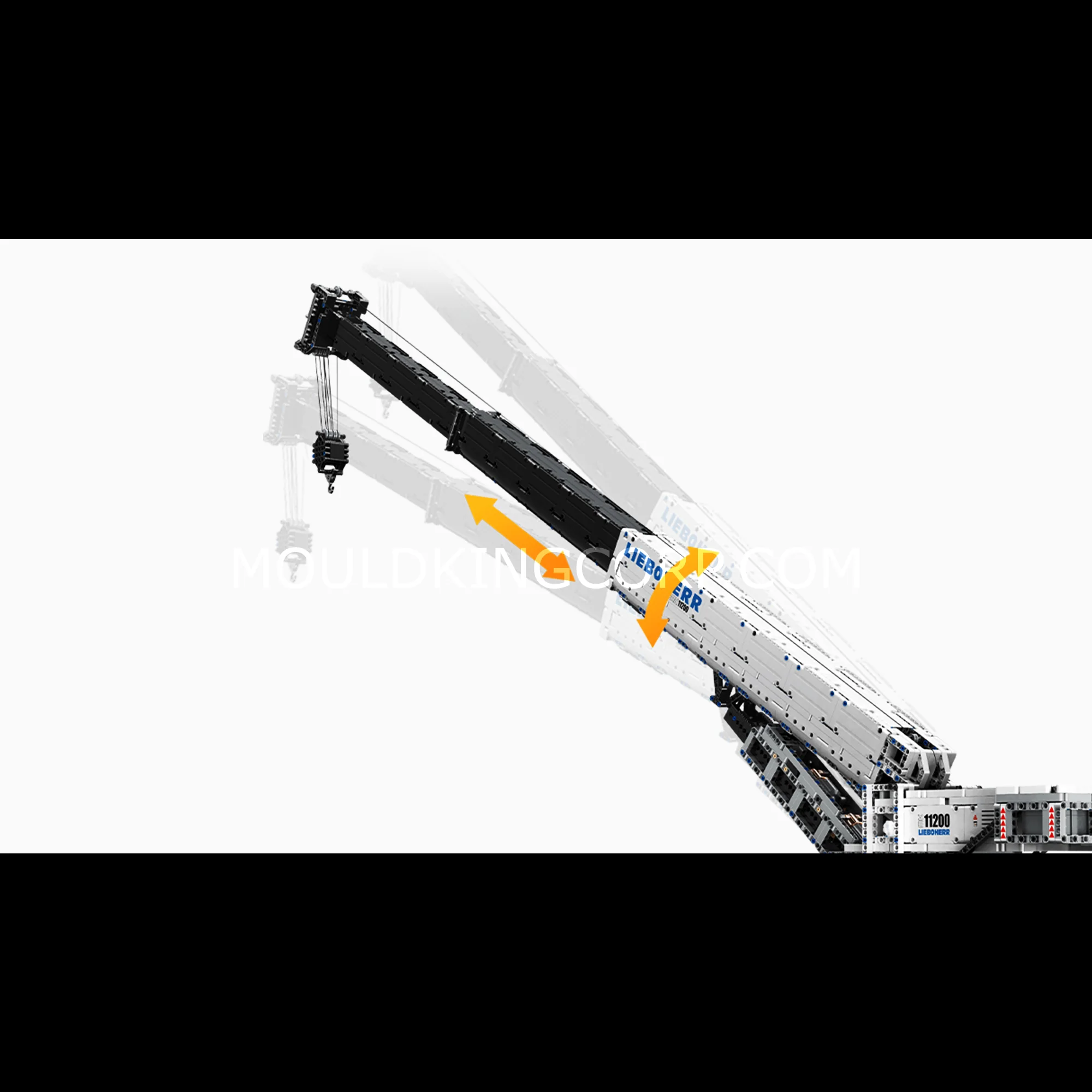 MOULD KING 17002 Crawler Crane 11200 Building Set | 4000 PCS