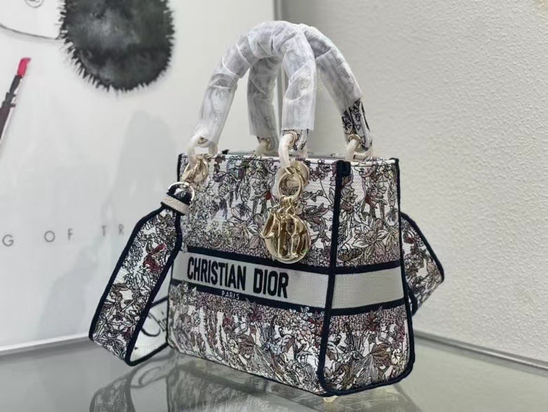 Dior Lady Women Shoulder Bags 24*20*11cm