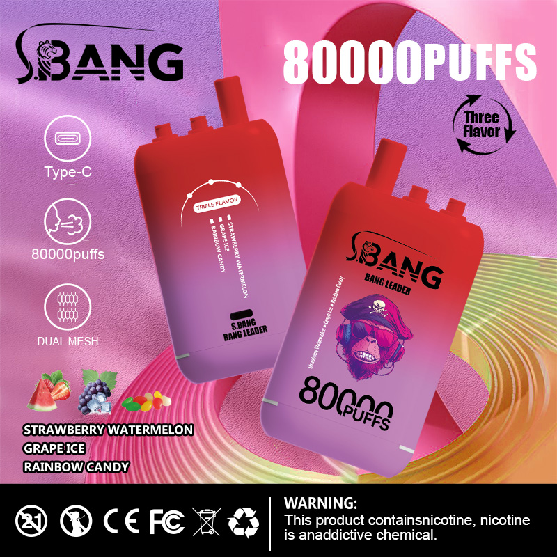 Вейп BANG LEADER 80 000 Дръпки (3 в 1) | Бестселър №1 с Топ Цена