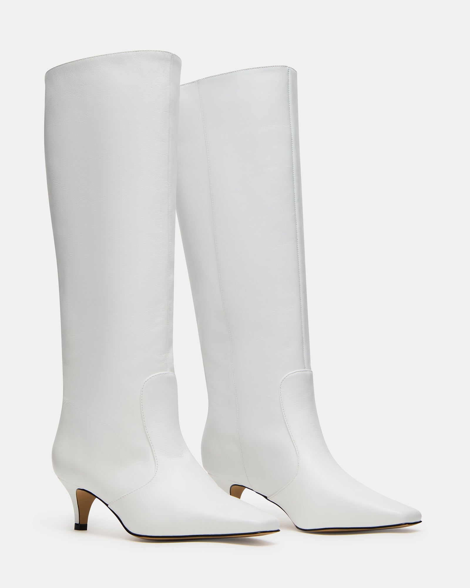 Lander White Leather