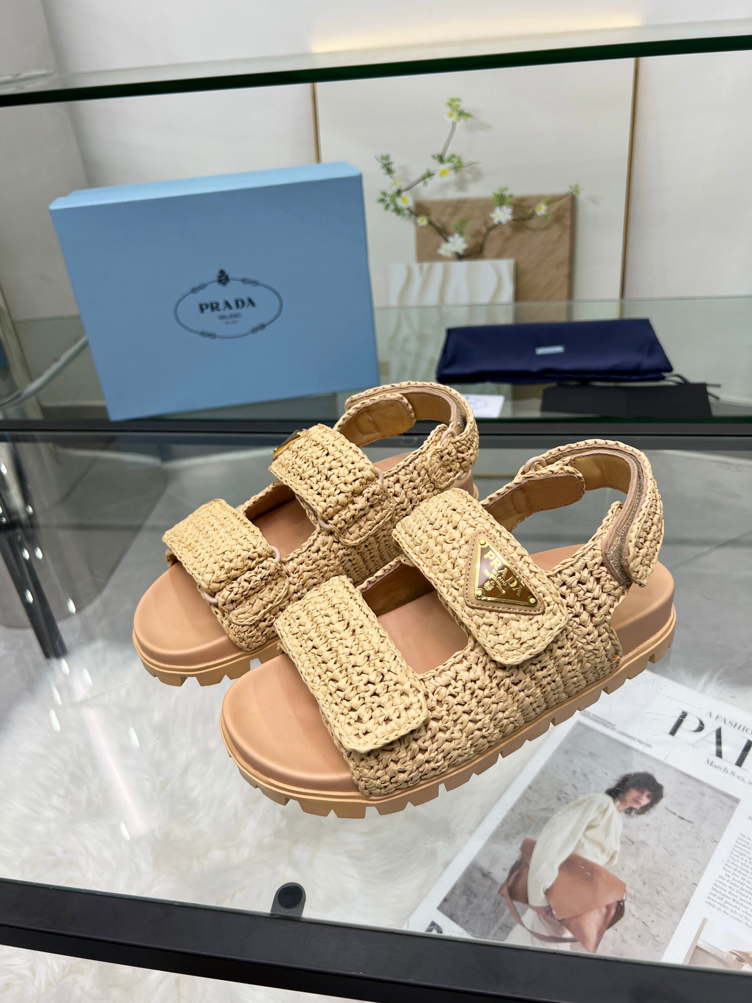 Prada 2024 New Monolith sandals Size 36-41