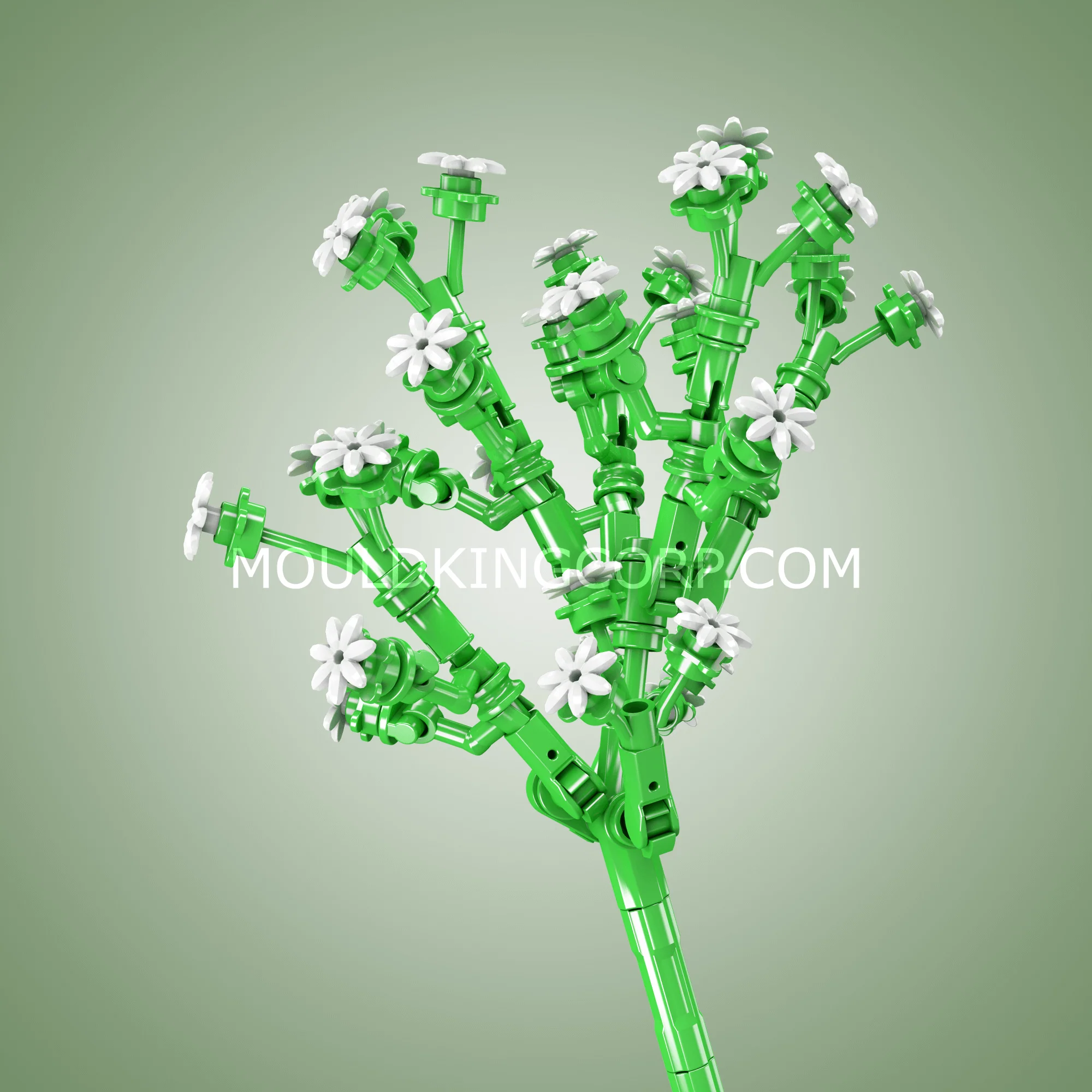 Mould King 24004 Babysbreath Flower Decor Building Set | 144 PCS