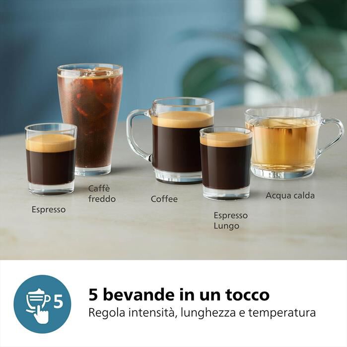 PHILIPS - Macchina da caffè automatica SERIES 3300 EP3321/40-Nero