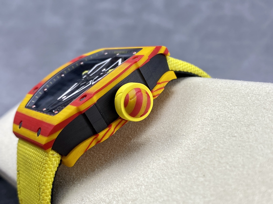 Richard Mille RM27-03 Tourbillon Rafael Nadal Yellow TPT Quartz Edition Yellow Carb
