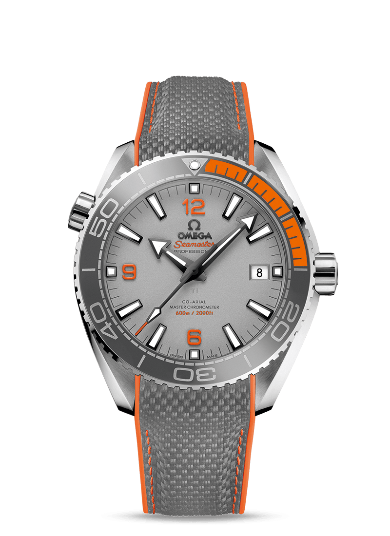 PLANET OCEAN 600M Gray / Orange 43.5mm
