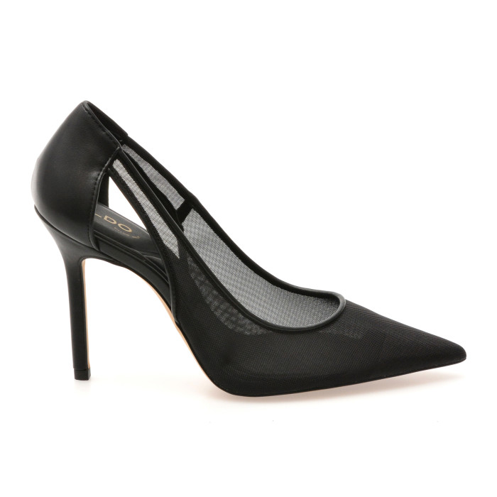 Pantofi eleganti ALDO negri, EBENEZER 001, din material textil