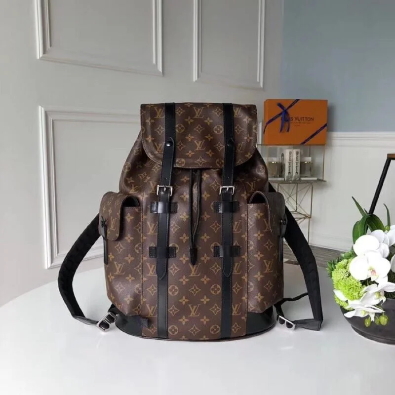 Louis Vuitton Christopher Pm M43735 Mono Brown