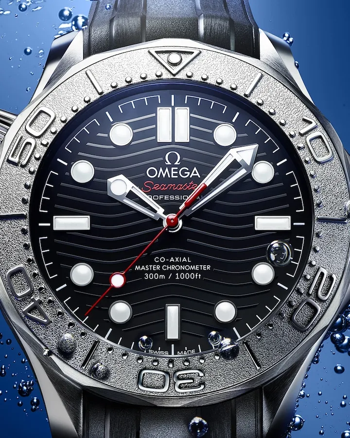 SEAMASTERDIVER 300M42 MM, STEEL ON RUBBER STRAP