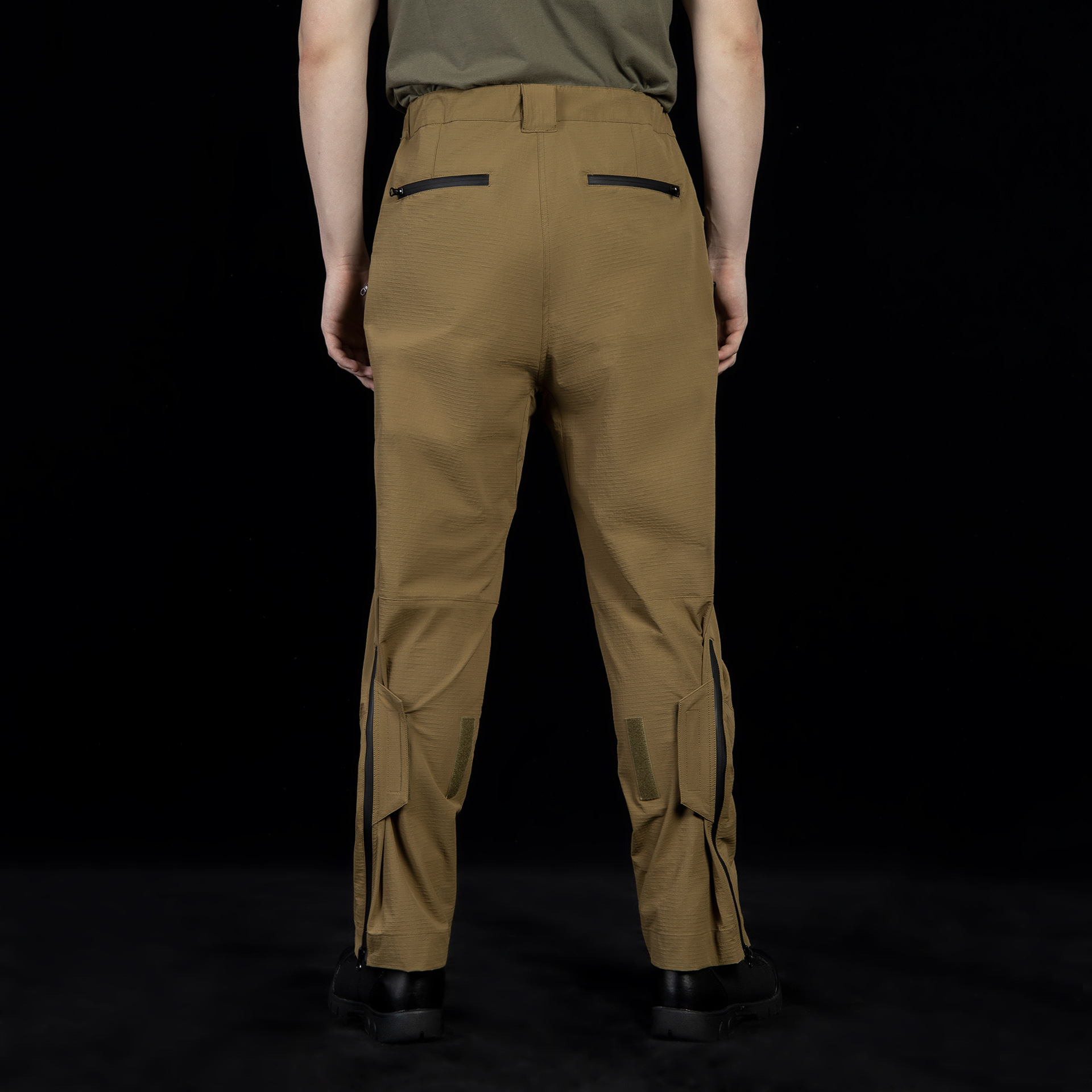 Men's Khaki Multi-Pocket Tactical Pants