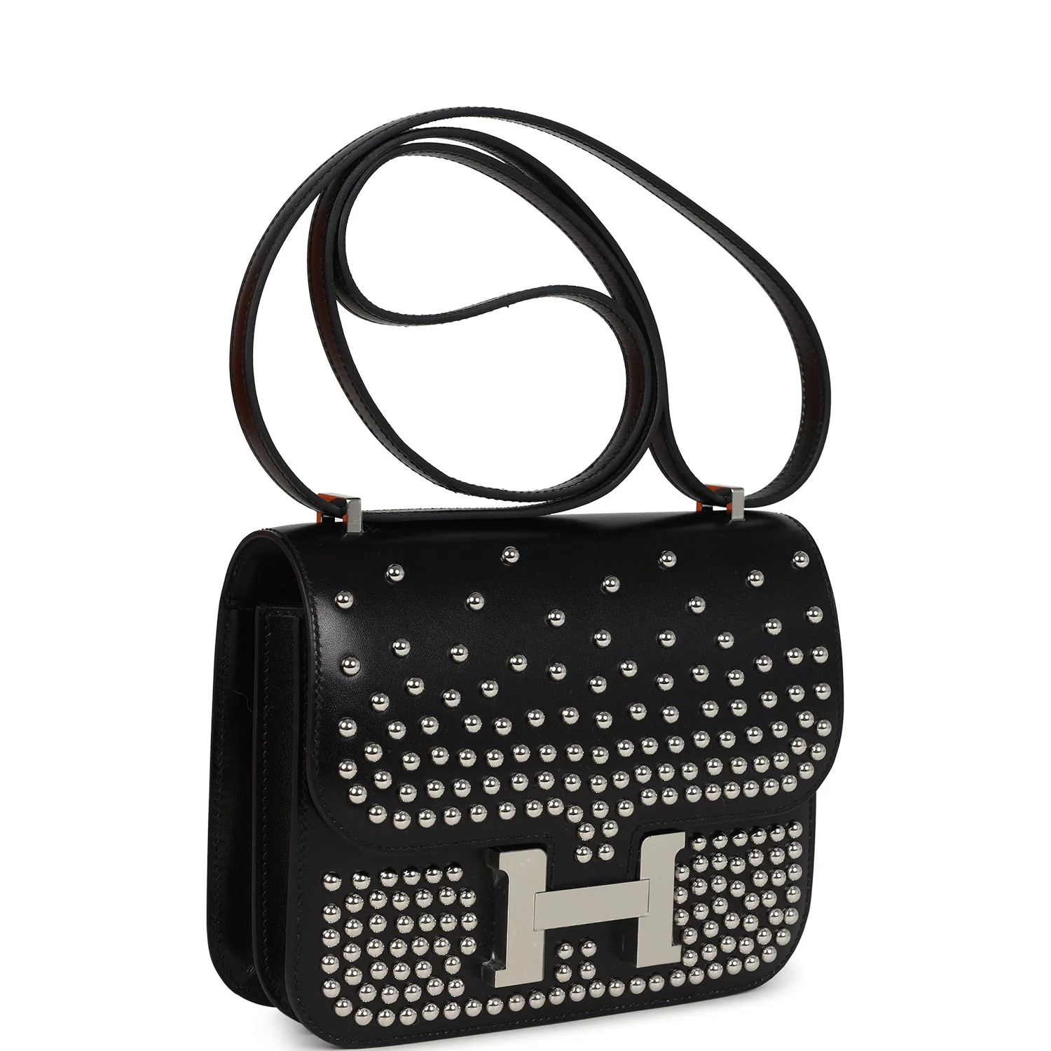 Hermes Constance 18 Clout�� Black Box Palladium Hardware