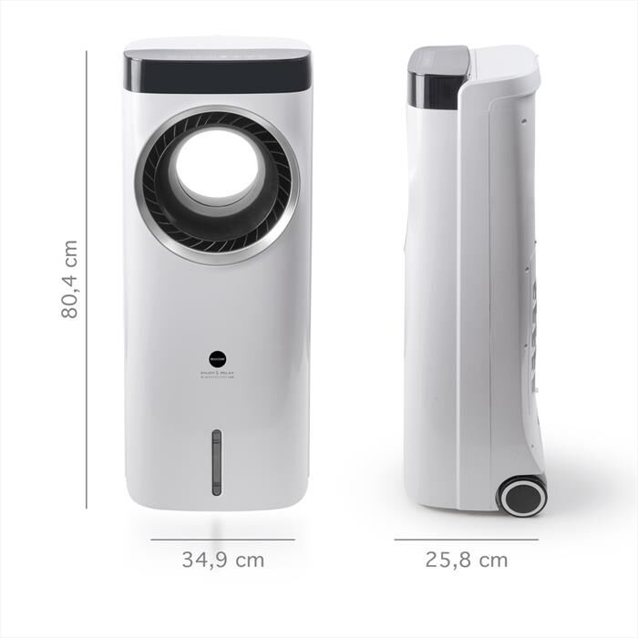 MACOM - Ventilatore tower BLADELESS CYCLONE-bianco
