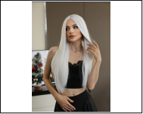 Women's long straight wig, lazy style, no styling needed, a must-have for going out, natural and not fake, full head cover