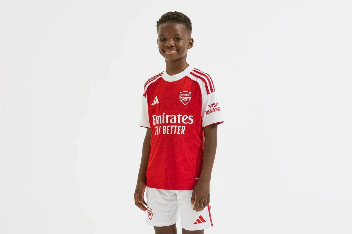 Kids Arsenal Home Kit 2025/26