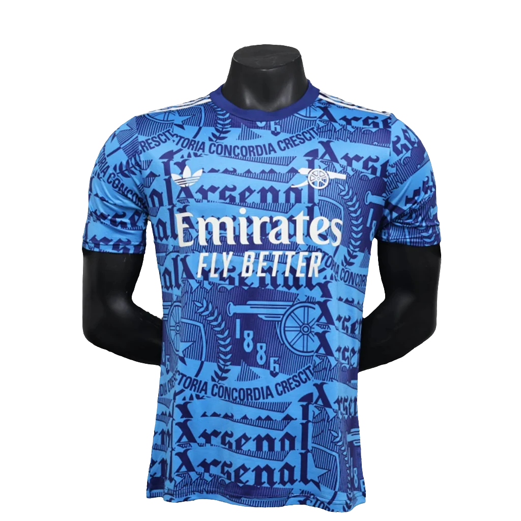 Arsenal 25/26 Pre-Match Jersey - Blue - Player Version
