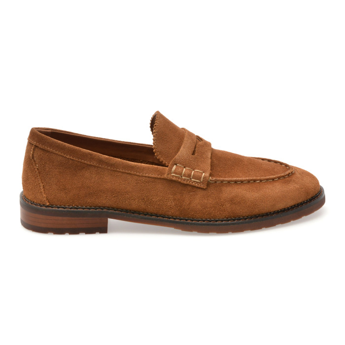 Mocasini eleganti ALDO maro, MELVILLE-IN 220, din piele intoarsa