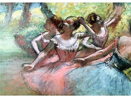 Art Collection Four Ballerinas On The Stage by Degas 1000 Piece Puzzle