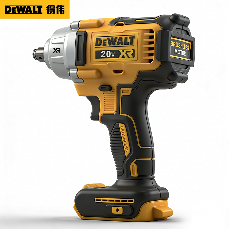 Dewalt DCF892 812N.m Brushless Electric Wrench Cordless Impact Drive High Torque Four-speed Industrial DIY 1/2 Drive 20v 6Ah