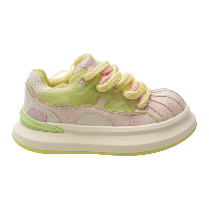 Pantofi sport GRYXX roz, 3708, din piele naturala