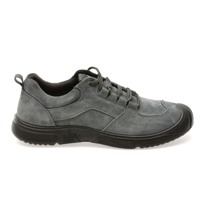 Pantofi sport GRYXX gri, WB01, din nabuc