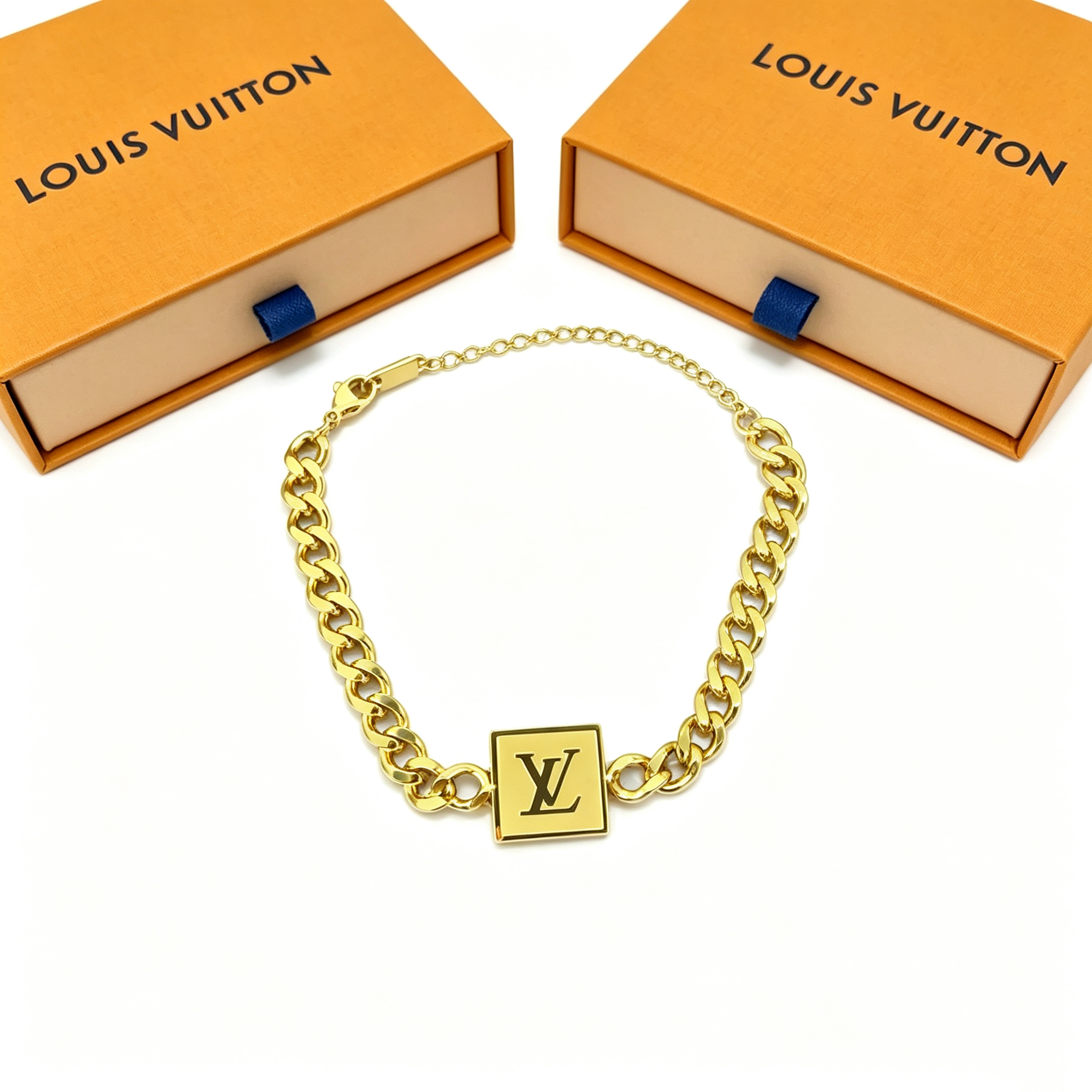 L — Metal Cuban Link Bracelet Style3