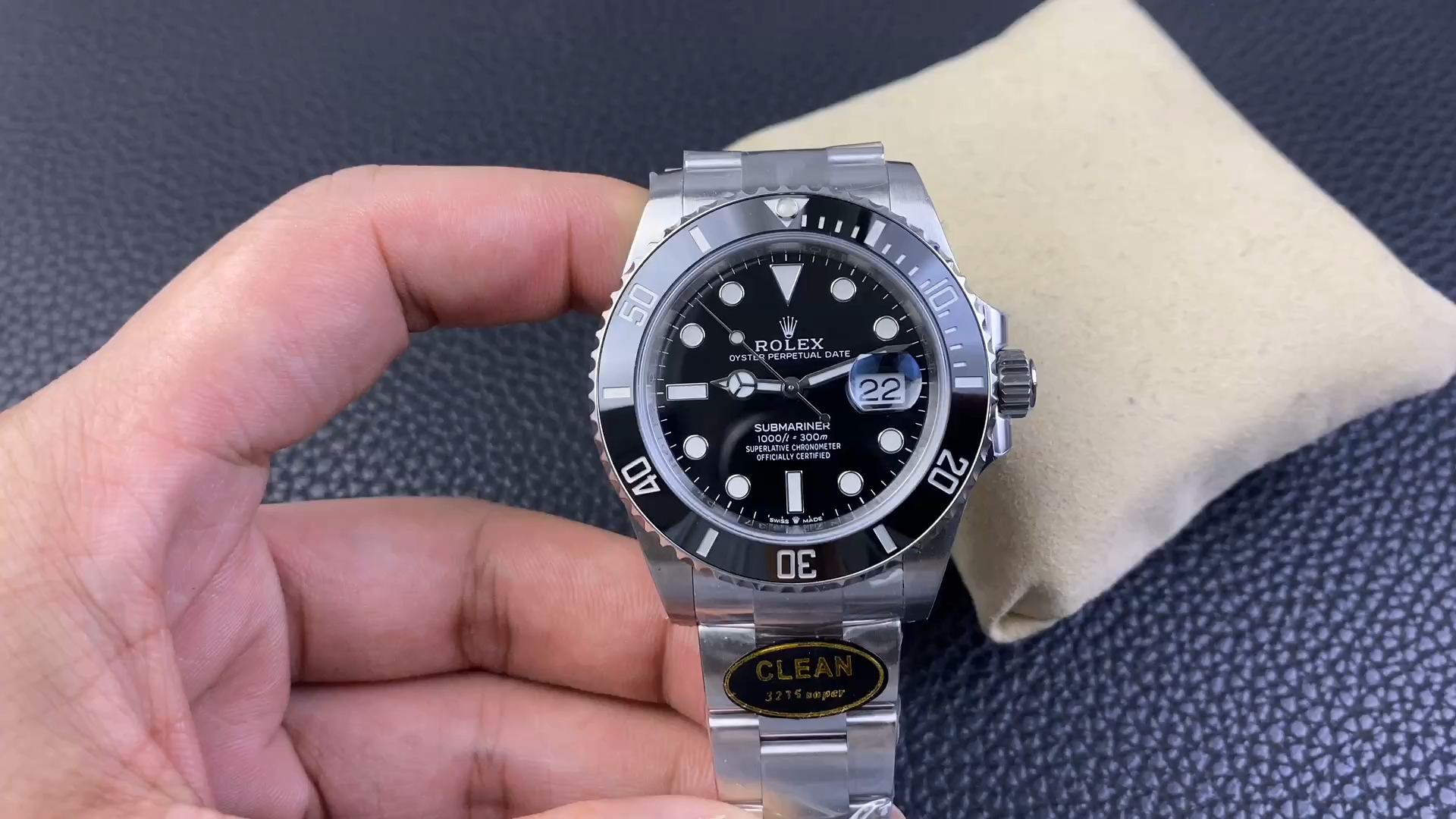 Rolex Submariner 126610LN 0001 Stainless steel Black Dial 41mm Mens Replica Watch