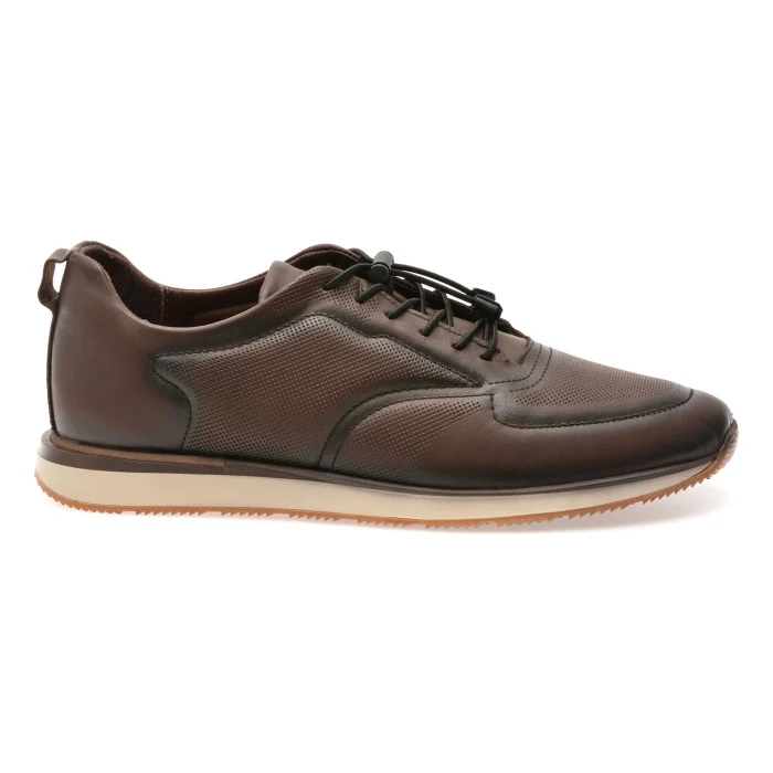 Pantofi sport BITE THE BULLET maro, OY5110, din piele naturala