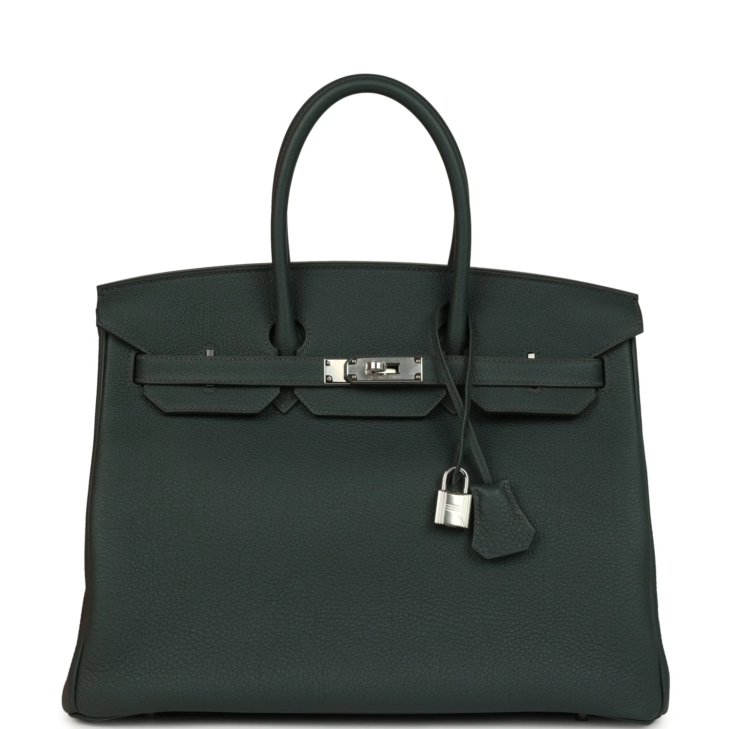 Hermes Birkin 35 Vert Mangrove Togo Palladium Hardware
