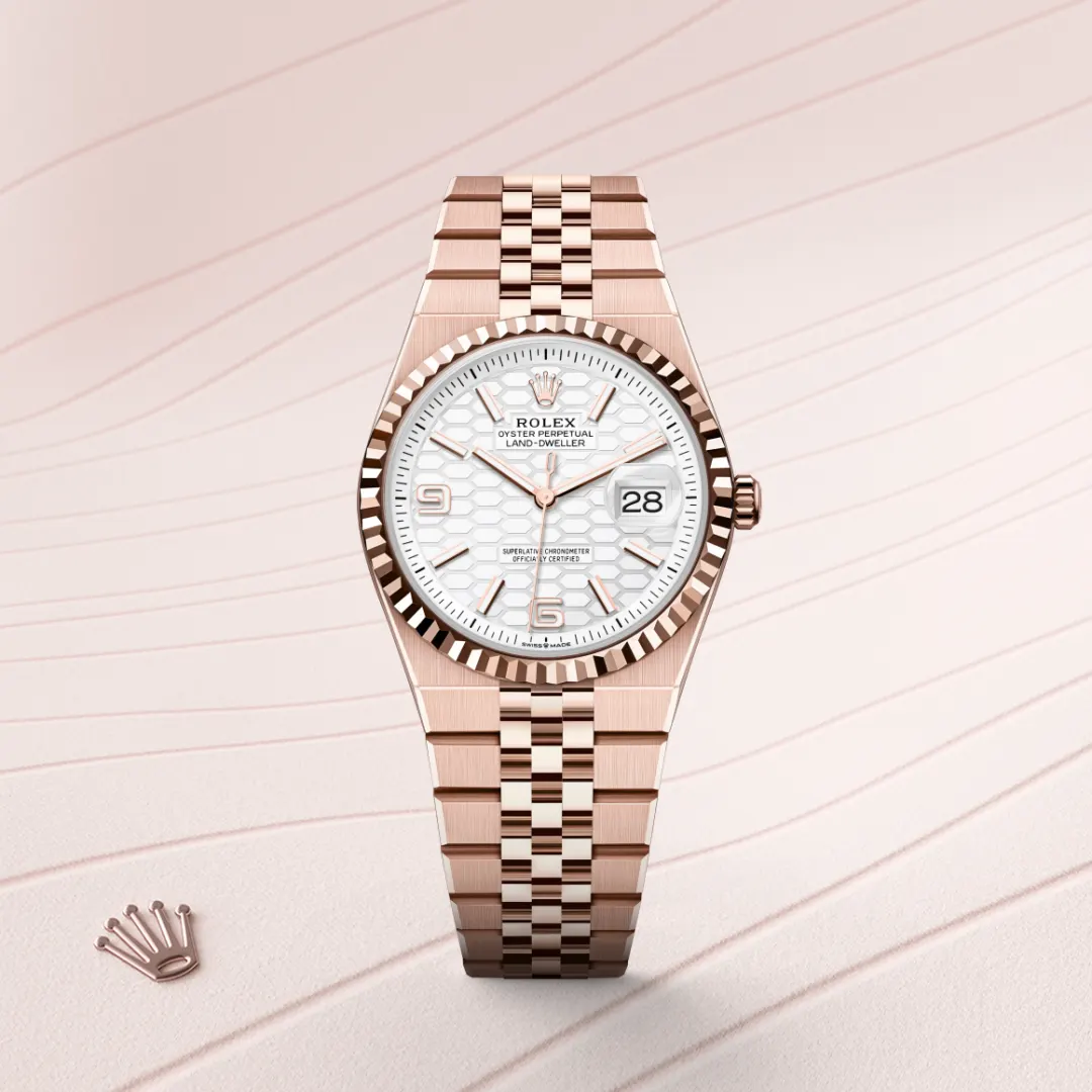 Rolex Land-Dweller 36 Oyster, 36 mm, Everose gold M127235-0001