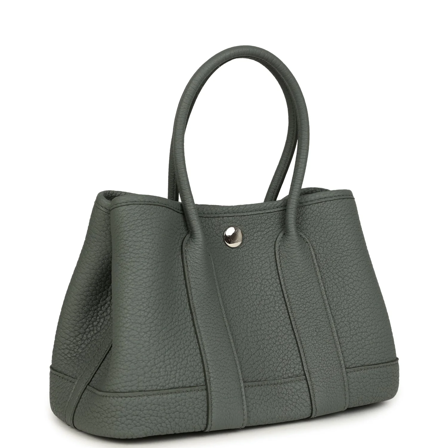 Hermes Garden Party Neo 23 Vert Amande Negonda Palladium Hardware
