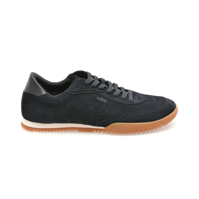 Pantofi sport BOSS bleumarin, 8707, din piele intoarsa