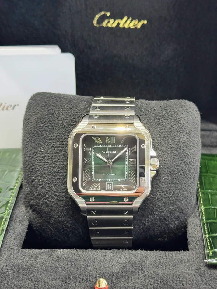 Cartier Santos Large Green