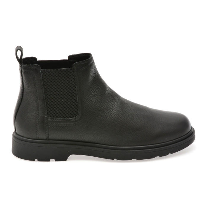 Ghete GEOX negre, U36D1C, din piele naturala