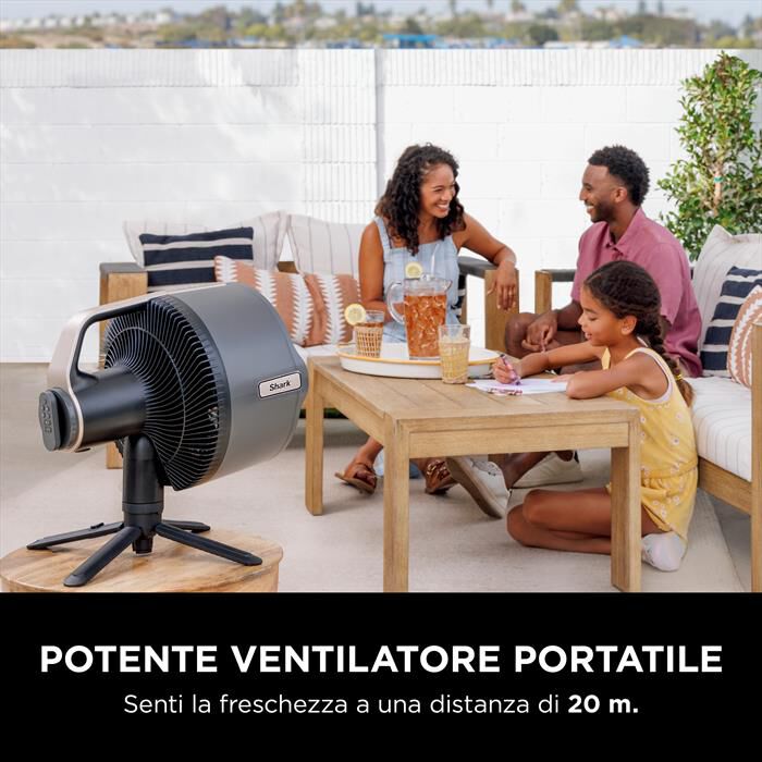 SHARK - Ventilatore portatile FLEXBREEZE PROMIST-Nero