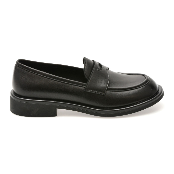 Mocasini EPICA PREMIUM negri, HF160, din piele naturala