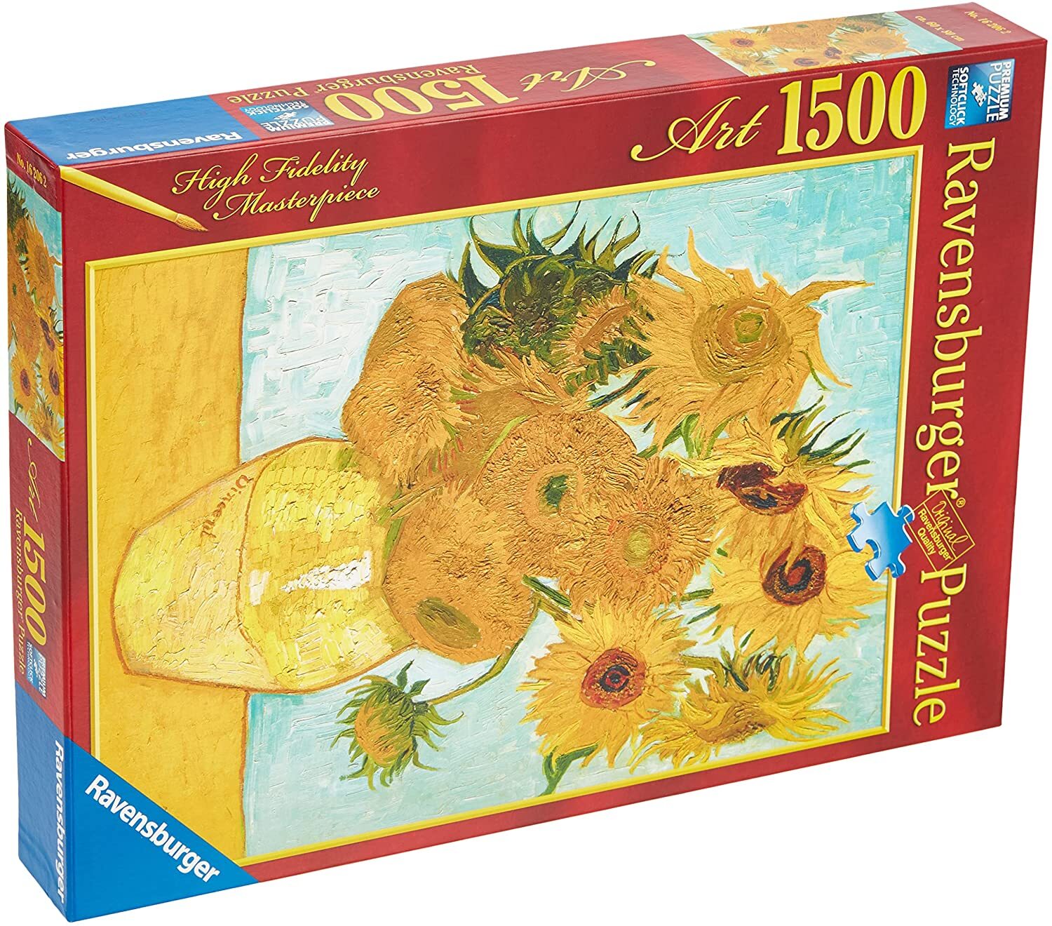 Vincent Van Gogh Sunflowers  Art 1500 Piece Puzzle