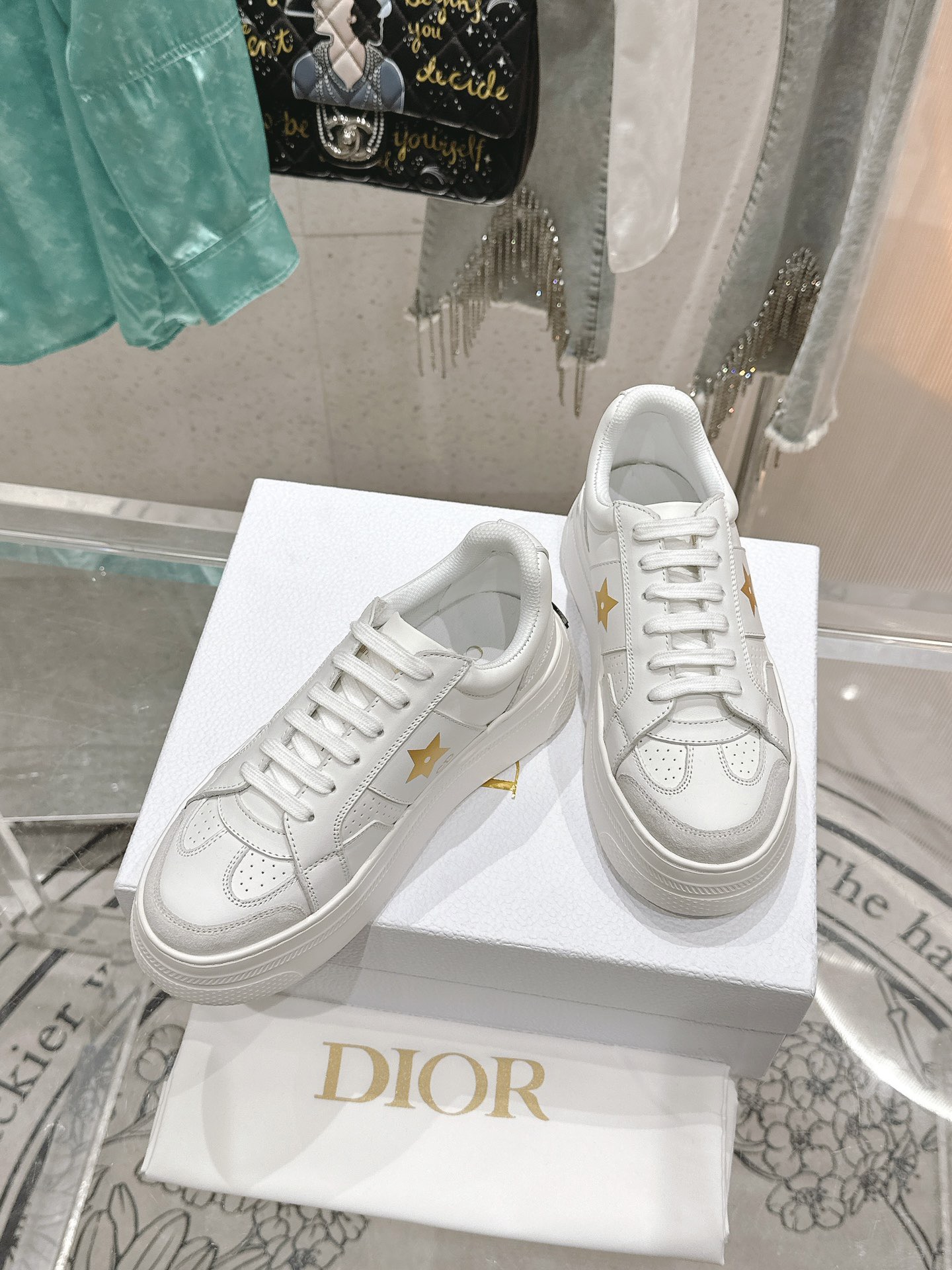 Dior Star Sneaker mit Plateausohle Size 36-41