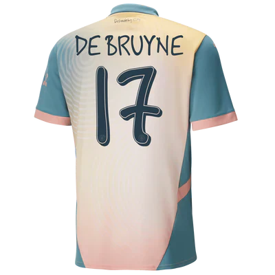 #17 De Bruyne Manchester City Fourth Definitely City Jersey 2024/2025