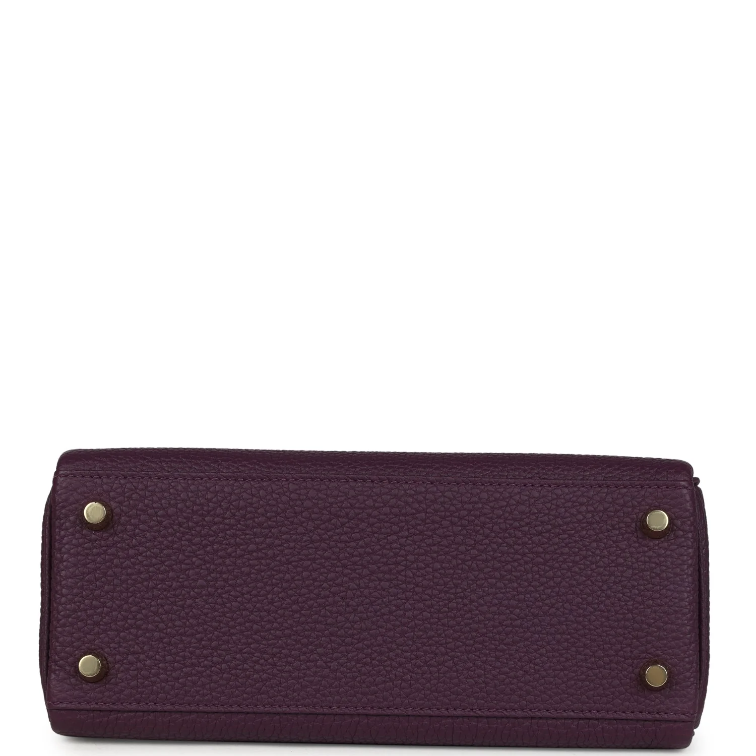 Hermes Kelly Retourne 25 Cassis Togo Gold Hardware